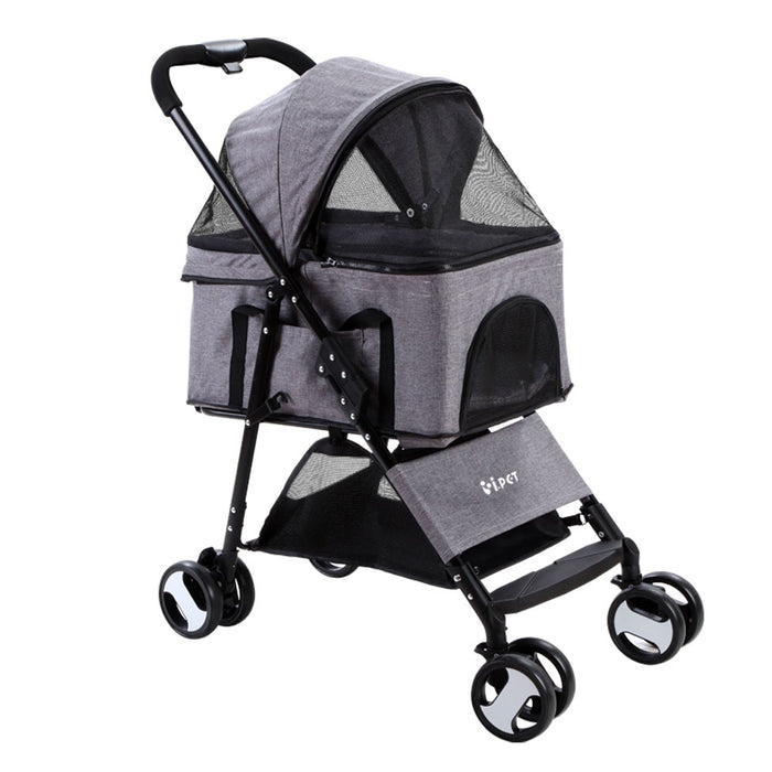 Grey i.Pet Pet Stroller