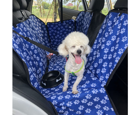 Pet Car Seat Cover  + FREE Dog Seat Belt Buckle