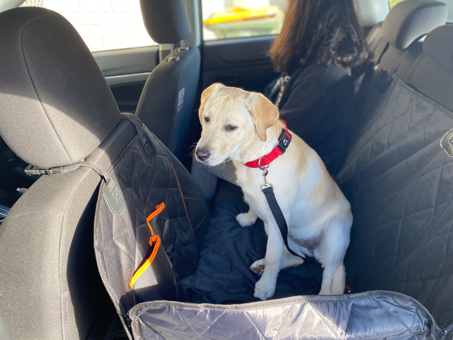 Pet Car Seat Cover  + FREE Dog Seat Belt Buckle