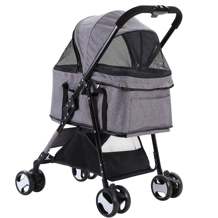 Grey i.Pet Pet Stroller