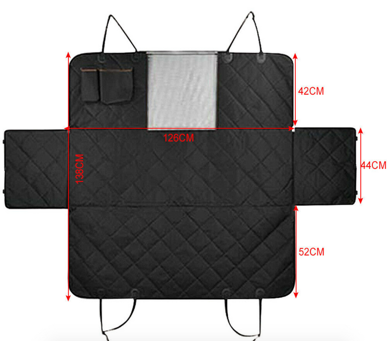 Pet Car Seat Cover  + FREE Dog Seat Belt Buckle