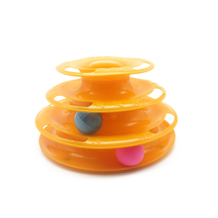 Interactive Cat Track Tower