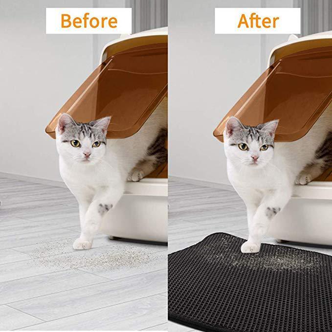 YES4PETS Double Layer Cat Litter Tray